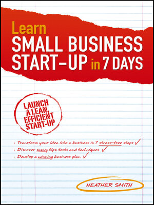cover image of Learn Small Business Startup in 7 Days